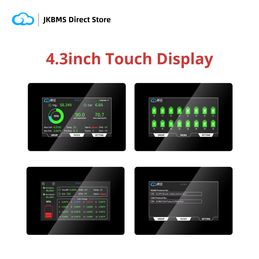 Smart Bms - JIKONG V19 Display JKBMS 3,2 inch