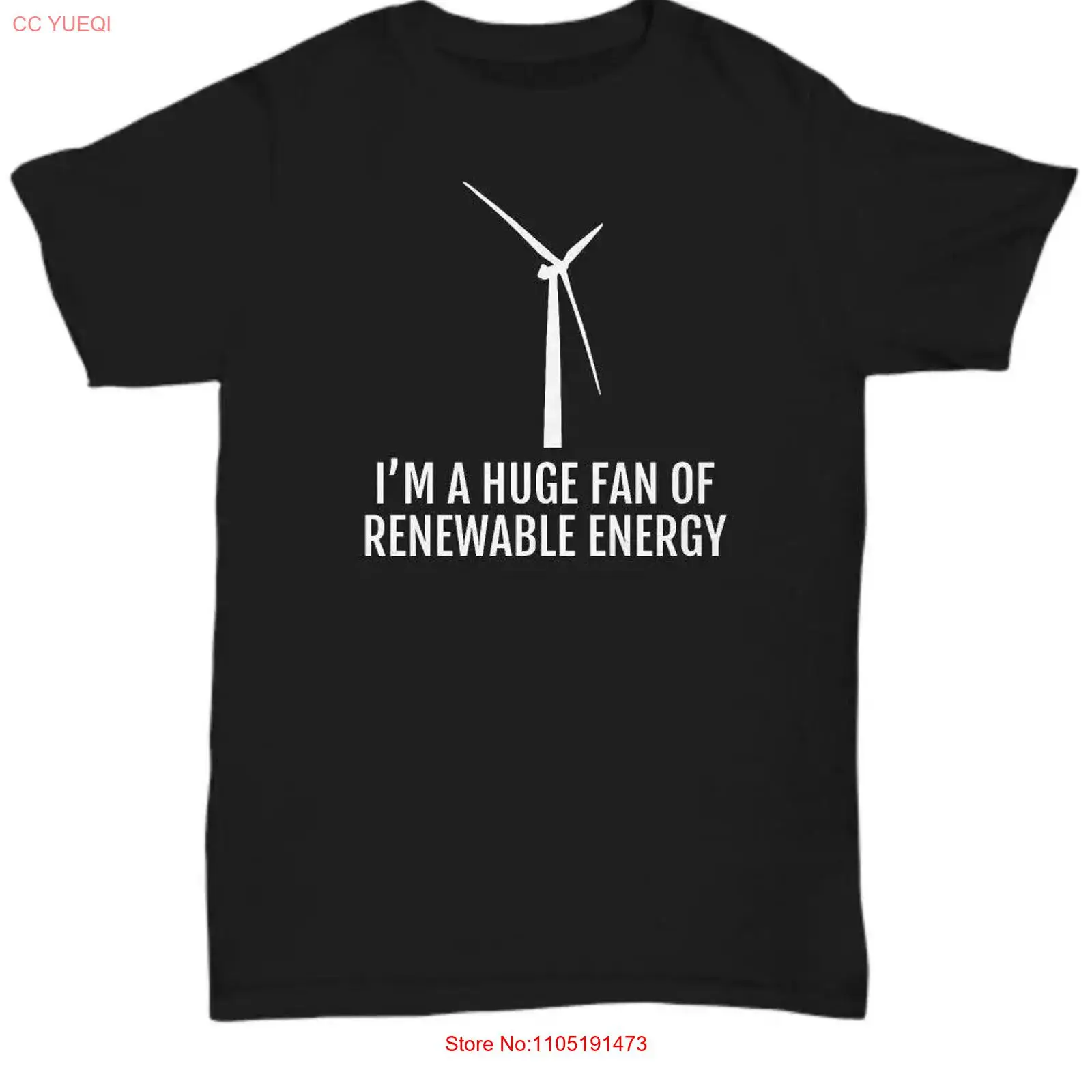Windenergie T-shirt Schone kli - Renewable Energy In China recensie en prijs