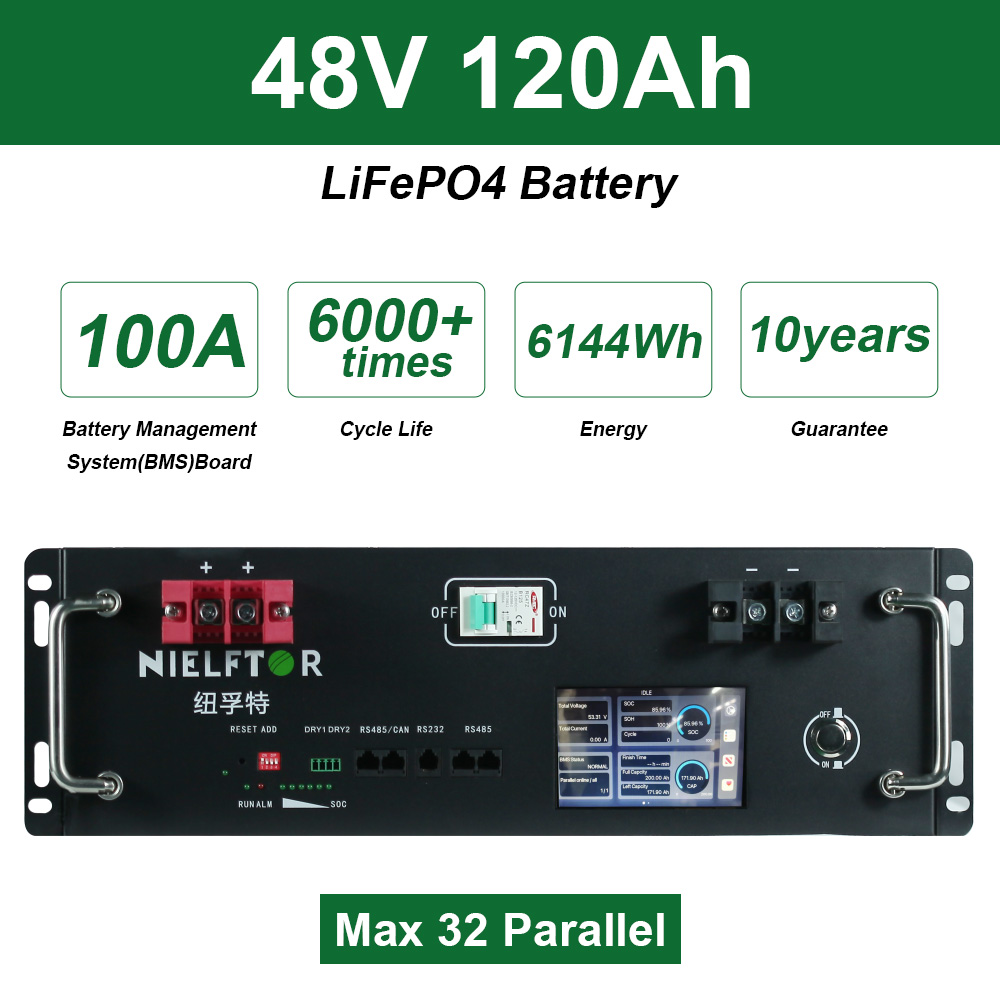Nieuwe 48V 120Ah LiFePo4 Batte - Smart Bms recensie en prijs
