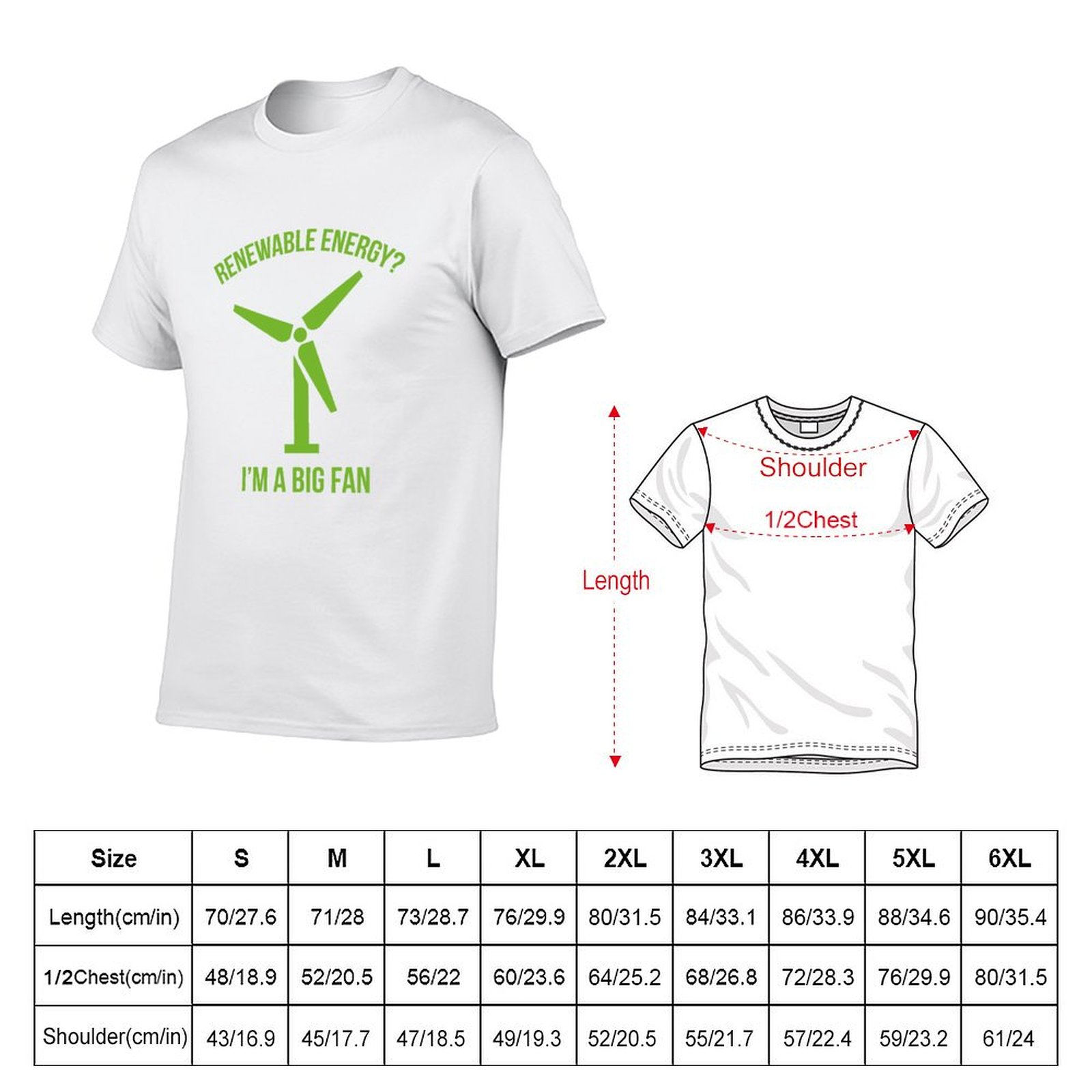 T-shirt met duurzame energie,  - Renewable Energy In China recensie en prijs
