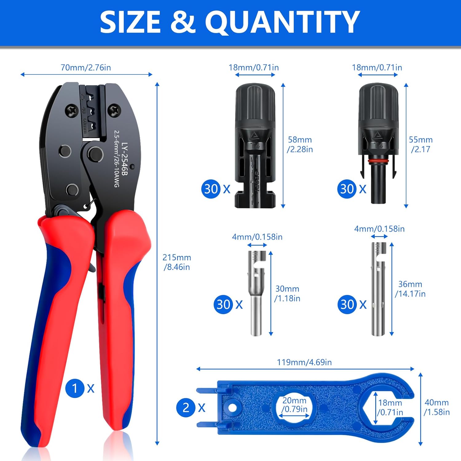 60 STKS Zonnepaneel Connector  - Renewable Energy Kit recensie en prijs