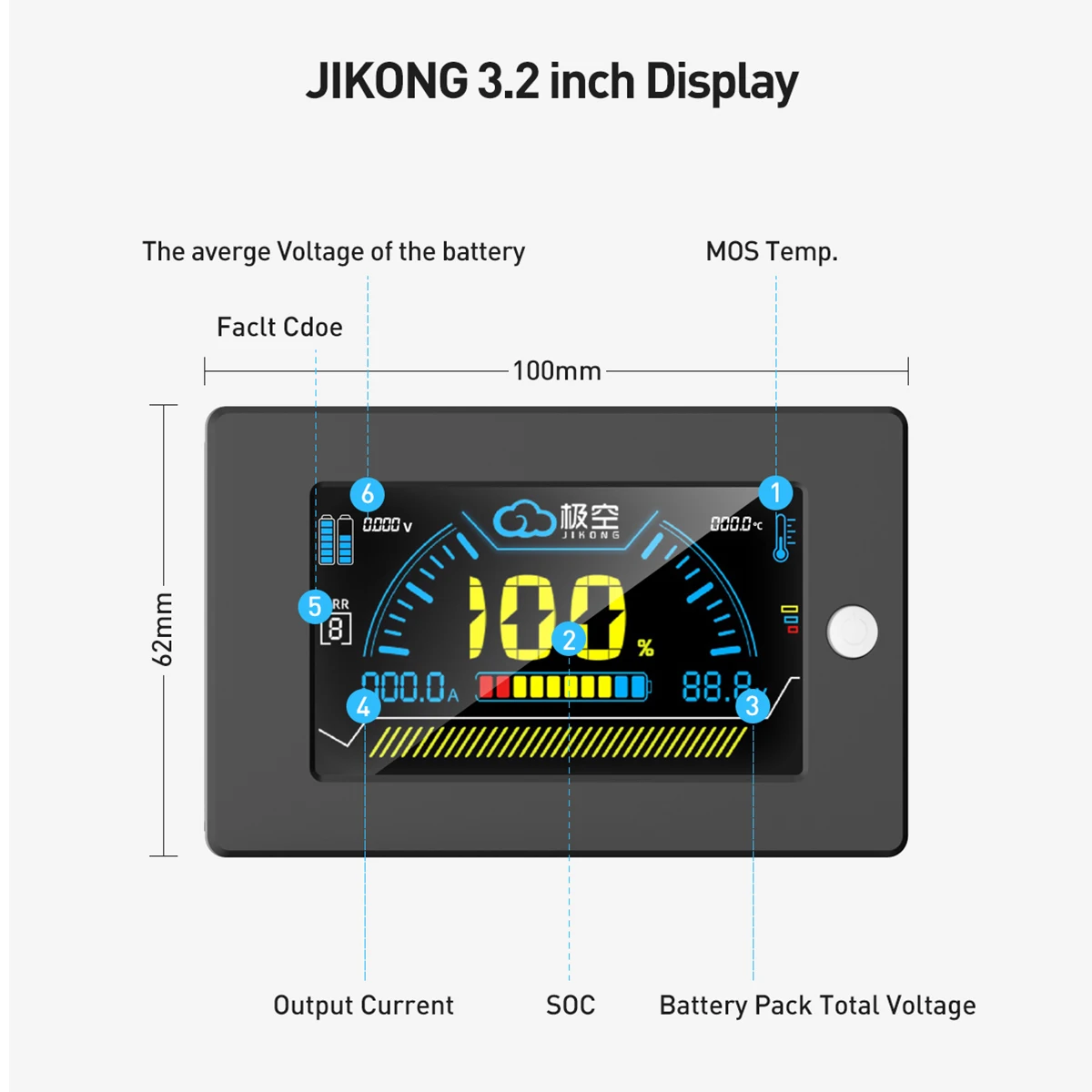 JIKONG V19 Display JKBMS 3,2 i - Smart Bms recensie en prijs
