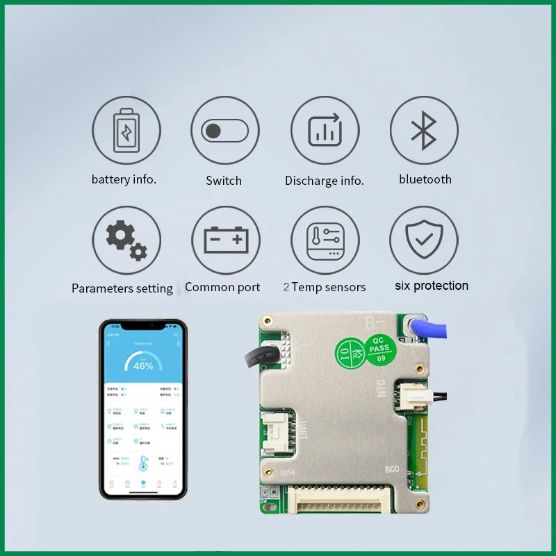 JBD Smart BMS 7S-14S 8S 9S 10S - Smart Bms recensie en prijs
