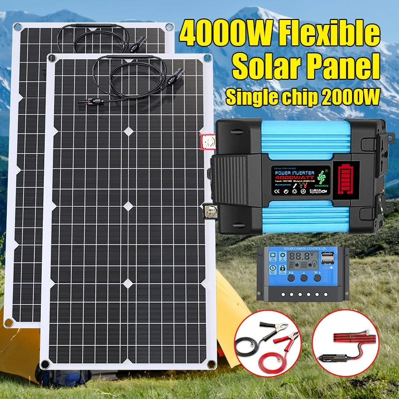 4000W zonnepaneelkit 12V tot 1 - Renewable Energy Kit recensie en prijs