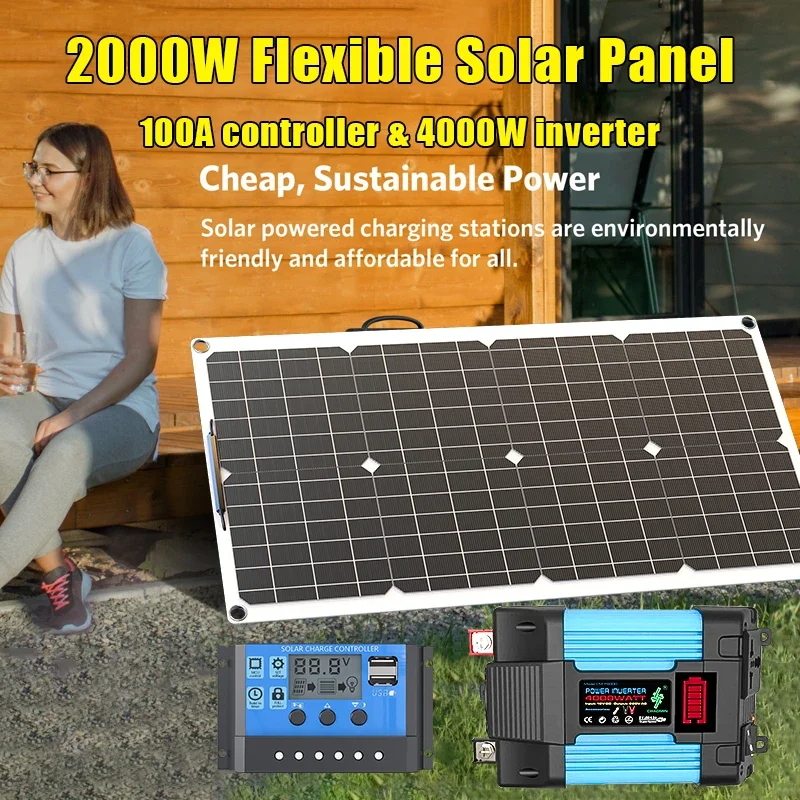 4000W zonnepaneelkit 12V tot 1 - Renewable Energy Kit recensie en prijs